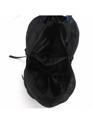 Рюкзак SAL-8001,  молодежный,  3отд,  1внутр+3внеш.карм,  черный/синий 234183