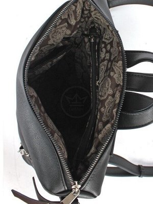 Рюкзак жен искусственная кожа ADEL-235/3в/ (change),  формат А 4,  1отдел,  черный  244823