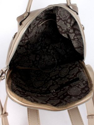 Рюкзак жен искусственная кожа ADEL-264/2в/ММ (change)  1отдел,  бежевый  245026