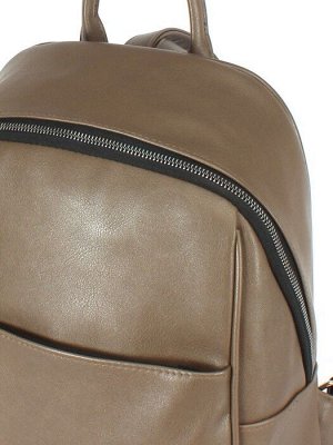 Рюкзак жен искусственная кожа ADEL-275  (формат А 4) . 1отдел. кофе/черный  244816