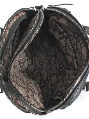 Сумка женская искусственная кожа ADEL-244 (рюкзак-change),  2отдел,  черный флотер  244701