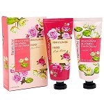 Набор кремов для рук с водяной лилией и розой FarmStay Pink Flower Blooming Hand Cream 2set, 100мл*2шт