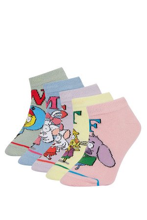 Комплект из 5 коротких носков King _akir Licensed из хлопка для девочек