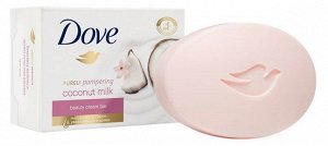 Мыло-крем косметическое Dove Кокосовое молочко и лепестки жасмина бессульфатное, 100 г