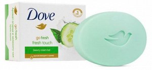 Мыло-крем косметическое Dove Прикосновение свежести бессульфатное, 90 г