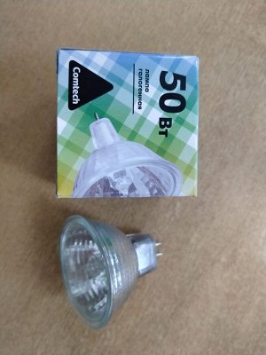 Галогеновая лампа Comtech 50 Вт (G10 220V 50W)
