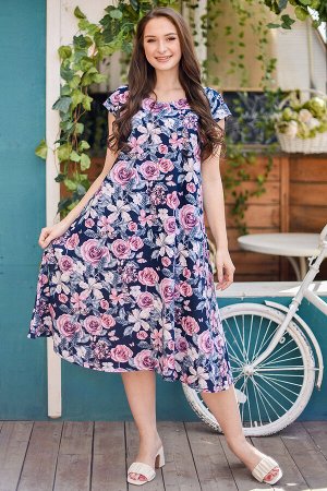 Платье женское "Розовое лето", лиловый