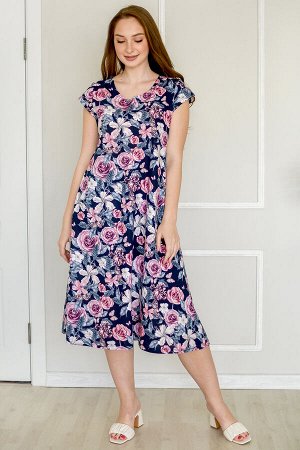 Платье женское "Розовое лето", лиловый