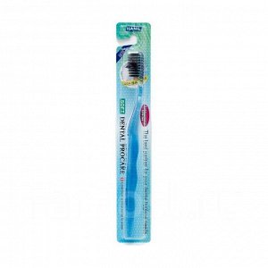 Зубная щетка «Dental Pro Care» Charcoal antibacterial micro tip bristles – BLUE