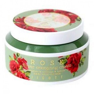 JIGOTT ROSE FLOWER ENERGIZING CREAM Крем для лица с экстрактом Розы 100мл