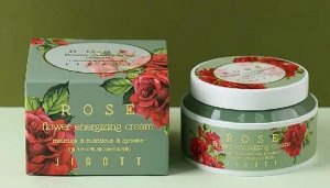 JIGOTT ROSE FLOWER ENERGIZING CREAM Крем для лица с экстрактом Розы 100мл