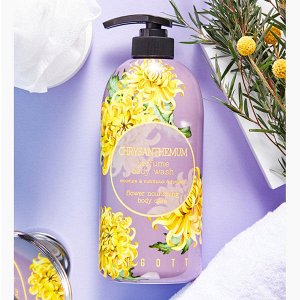 Парфюмированный гель для душа с экстрактом хризантемы	Jigott Chrysanthemum Perfume Body Wash