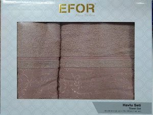 Набор полотенец EFOR из 2х пр. ECRE (50*90,70*140)