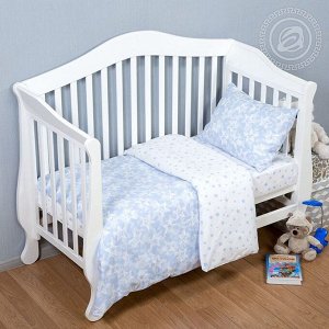 Комплект постельного белья Детский Поплин 922 Звездочет (голубой).
