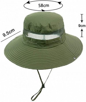 UV Protection Safari Hat - шляпка сафари с сеточкой