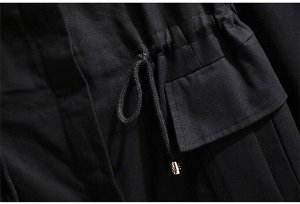 Куртка женская удлиненная облегченная, цвет черный
