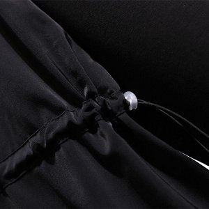 Женская утепленная толстовка, удлиненная, с боковыми карманами, цвет черный