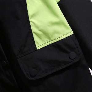 Куртка женская облегченная в спортивном стиле, цвет черный