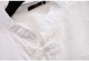 Платье женское с воланами и с длинным рукавом, цвет белый