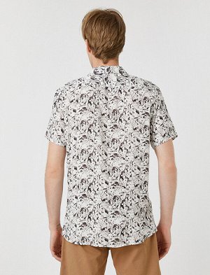 Рубашка Материал: %100 Вискоз Параметры модели: рост: 191 cm, объем груди: 98, объем талии: 78, объем бедер: 94 Надет размер: M