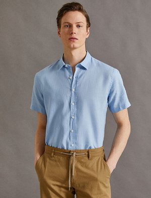 Рубашка Материал: %80 Rami, %20 Хлопок Параметры модели: рост: 188 cm, объем груди: 94, объем талии: 77, объем бедер: 0 Надет размер: M
