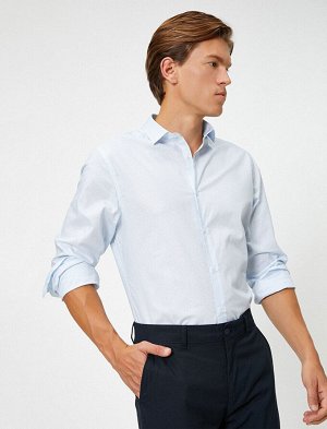 Рубашка Материал: %100 Хлопок Параметры модели: рост: 188 cm, объем груди: 98, объем талии: 75, объем бедер: 95 Надет размер: M