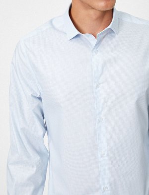 Рубашка Материал: %100 Хлопок Параметры модели: рост: 188 cm, объем груди: 98, объем талии: 75, объем бедер: 95 Надет размер: M