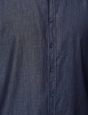Рубашка Материал: %100 Хлопок Параметры модели: рост: 188 cm, объем груди: 99, объем талии: 75, объем бедер: 95 Надет размер: M