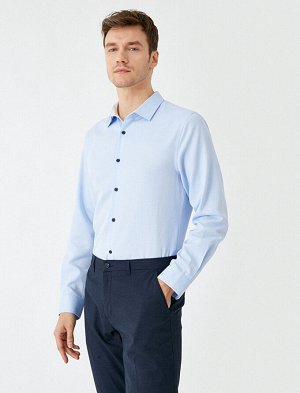 Рубашка Материал: %55 Хлопок, %45 Полиэстер Параметры модели: рост: 189 cm, объем груди: 99, объем талии: 75, объем бедер: 99 Надет размер: M