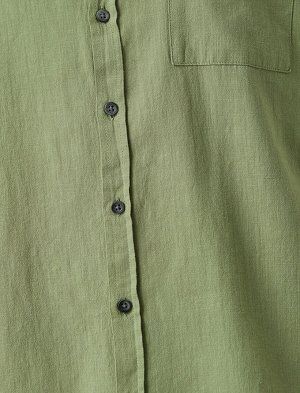 Рубашка Материал: %100 Хлопок Параметры модели: рост: 186 cm, объем груди: 99, объем талии: 76, объем бедер: 94 Надет размер: L