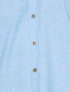 Рубашка Материал: %55 Rami, %45 Хлопок Параметры модели: рост: 188 cm, объем груди: 99, объем талии: 75, объем бедер: 95 Надет размер: L