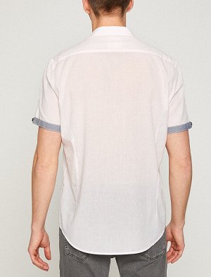 Рубашка Материал: %100 Хлопок Параметры модели: рост: 187 cm, объем груди: 98, объем талии: 74, объем бедер: 94 Надет размер: M
