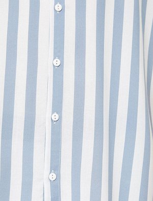Рубашка Материал: %100 Вискоз Параметры модели: рост: 188 cm, объем груди: 98, объем талии: 82, объем бедер: 95 Надет размер: M