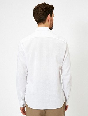Рубашка Материал: %100 Хлопок Параметры модели: рост: 187 cm, объем груди: 97, объем талии: 80, объем бедер: 93 Надет размер: M