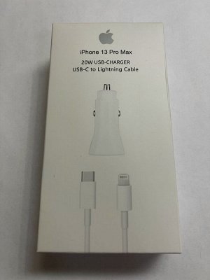 Автомобильное зарядное устройство PD 20W Type-C + Провод Lightning to Type-C