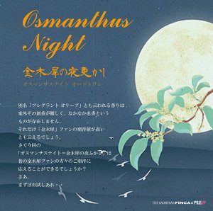 FINKA Osmantus Night - туалетная вода с ароматом османтуса