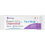 Бинт Стерильный Клинса  7Мх14см (Высок.Плотн)
