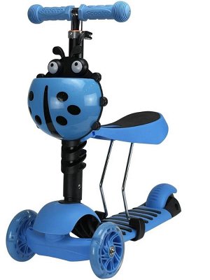 Самокат-трансформер Scooter 5 в 1 голубой