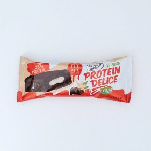 Батончик глазированный "Fit Kit Protein Delice" со вкусом шоклад-ваниль , 60 г