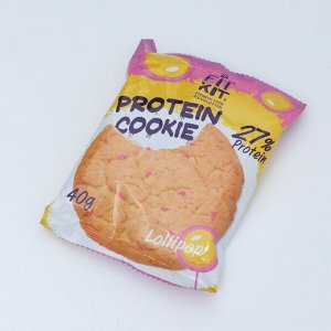Печенье протеиновое "Fit Kit Protein сookie" со вкусом леденца , 40 г