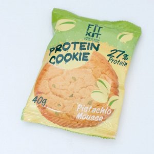 Печенье протеиновое &quot;Fit Kit Protein сookie&quot; со вкусом фисташкового мусса , 40 г