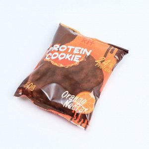 Печенье глазированное "Fit Kit Protein chocolate сookie" со вкусом апельсинового нектара , 50г 79088
