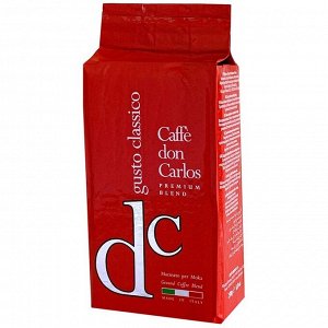 Кофе молотый Don Carlos Gusto Classico,  в/у, 250 г