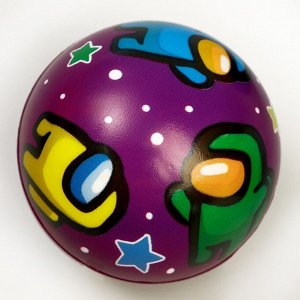 Мягкий мяч «Космос», 6,3 см, МИКС