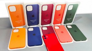 Силиконовый чехол для Iphone с MagSafe Premium разные цвета