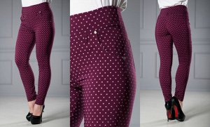 Женские брюки 304 - Бордовые