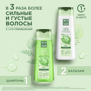 Чистая линия Шампунь 250мл Крапива Укрепление для всех типов волос