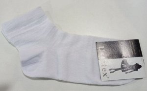 Арт. 2С2 Укороченные носки с рельефным рисунком/цвет белый