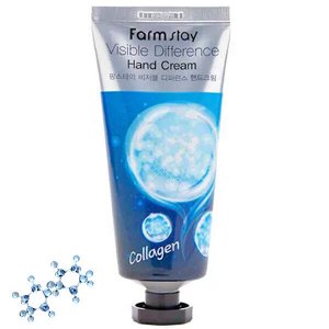 Крем для рук с коллагеном FarmStay Visible Difference Collagen Hand Cream, 100гр