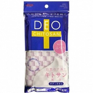 AISEN Массажная мочалка для тела Deo-chitosan BTB11 средней жесткости